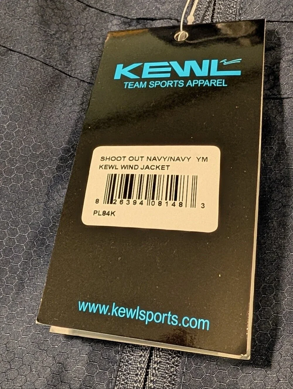 Kewl Boy's Navy Lightweight Windbreaker Jacket Size Medium 8/10